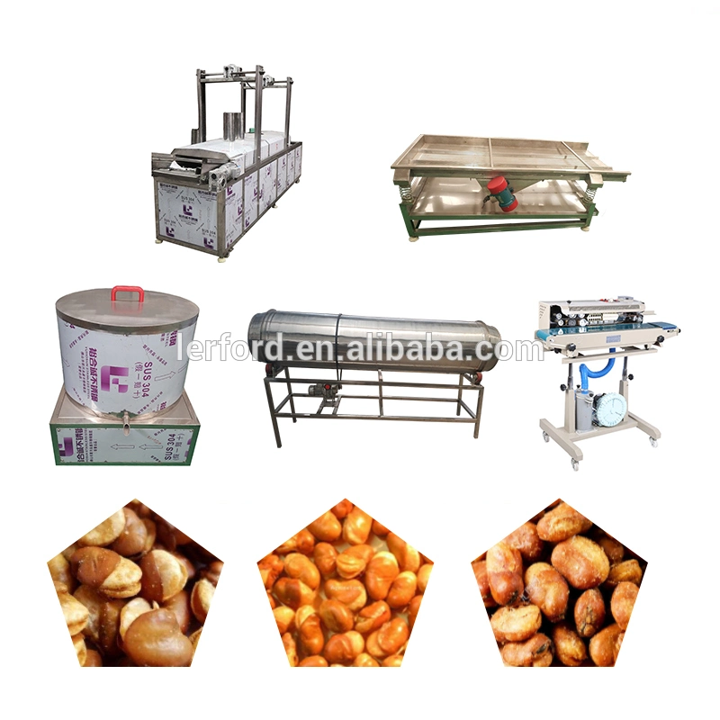 Industrial Nut Frying Line/Fried Peanut Production Line/Automatic Broad Bean Making Machine