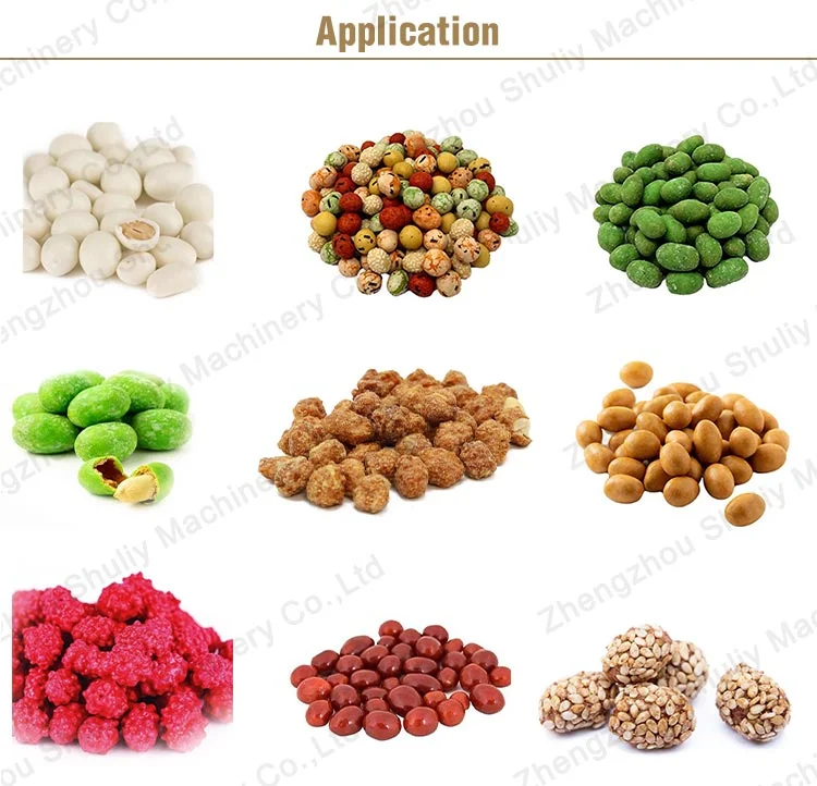 High Quality Flour Coated Fishskin Peanut Coating Making Machine Nut Coating Processing Line