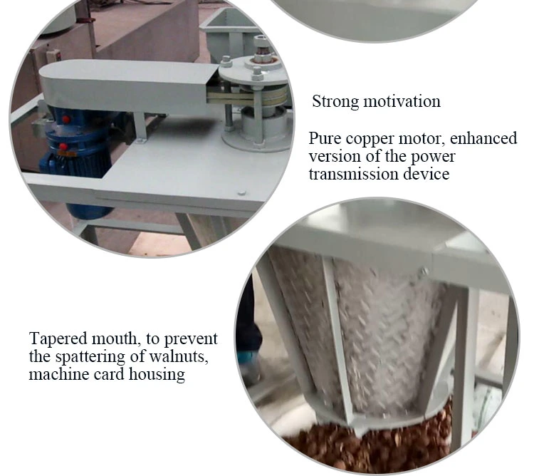 Automatic Nut Pistachio Pecans Walnut Shelling Peeling Cracking Machine