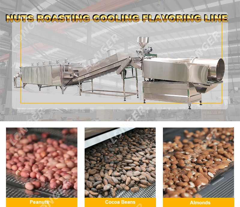 Small Commercial Gas Electric Roasted Nuts Drying Equipment Pistachio Roasting Machine