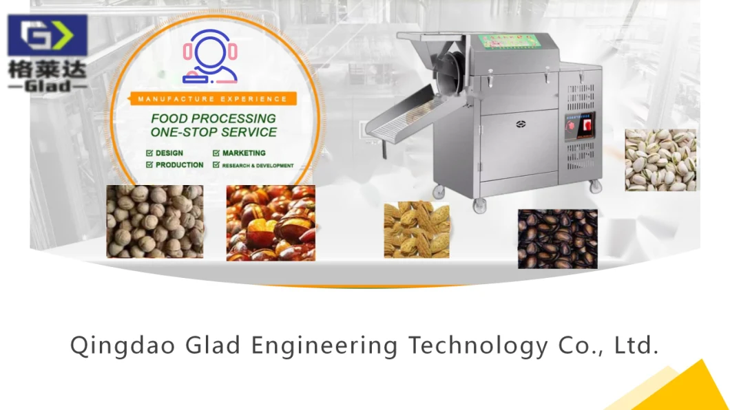 Hot Sale High Quality Peanut Cashew Nut Peanut Nut Roasting Drying Machine