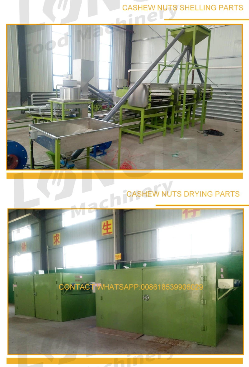 Cashew Nut Breaking Peeling Processing Equipment Plant Cashew Shelling Machine