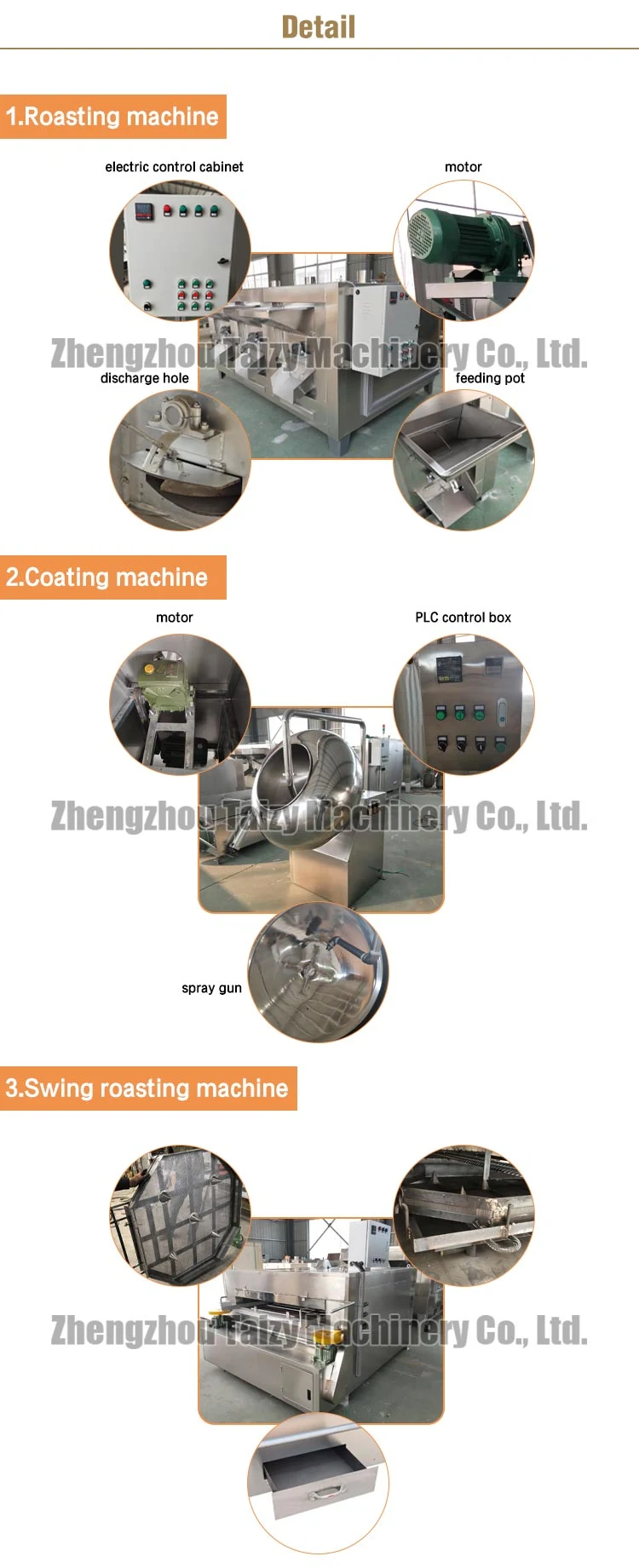 Automatic Vanilla Sugar Coated Peanut Nut Roasting Machine Peanut Coating Machine Price