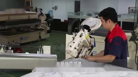 Matratzenband Kantennähmaschine Kettenstichnadel Taschenfederkern Rollverpackung Verpackung