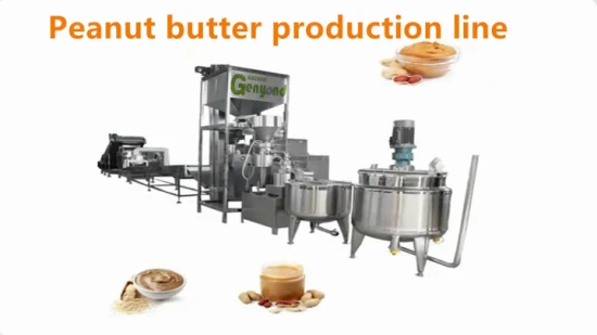 50–100 kg/Stunde Nussbutter-Mahlmühle, Erdnussbuttermaschine